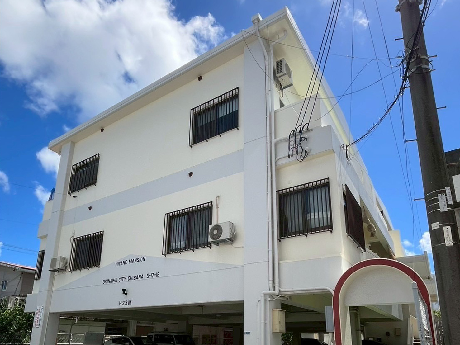 teamブルーオーシャンズ株式会社 実績：沖縄市 H様アパート外装工事