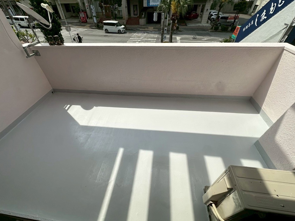 teamブルーオーシャンズ株式会社 実績：那覇市 K様邸 ベランダ庭園防水工事